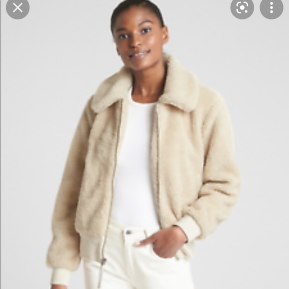 Gap Teddy Coat size S - Picture 2 of 13